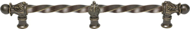 Acanthus 12'' cc with 3/8'' twist bar Romanesque style with center brace 782-3