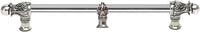 Acanthus 18'' cc with 1/2'' round smooth bar Romanesque style with center brace 783S-9