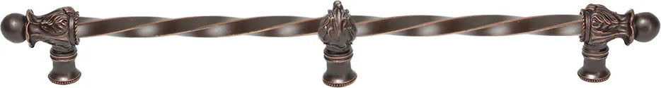 Acanthus 22'' cc with 3/8'' twist bar Romanesque style with center brace 784-22