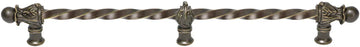 Acanthus 22'' cc with 3/8'' twist bar Romanesque style with center brace 784-3