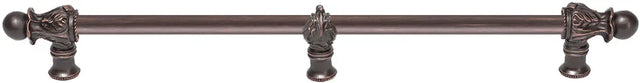 Acanthus 22'' cc with 1/2'' round smooth bar Romanesque style with center brace 784S-22