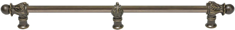 Acanthus 22'' cc with 1/2'' round smooth bar Romanesque style with center brace 784S-3