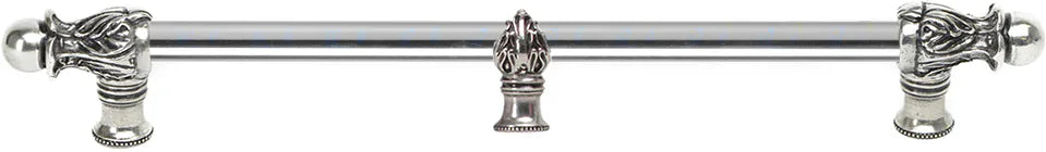 Acanthus 22'' cc with 1/2'' round smooth bar Romanesque style with center brace 784S-9