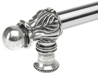 Acanthus 22'' cc with 1/2'' round smooth bar Romanesque style with center brace 784S-9