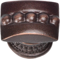 Classic/Beaded Beaded center rectangle knob and beaded treatment on bottom 800-22