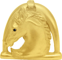 Classic Western Horse in stirrup w/ strap knob left 8002-8