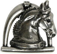 Americana horse in stirrup with strap knob right in finish Chalice 8003-9