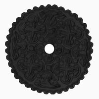 Americana round tularosa escutcheon in finish Jet 8005-2