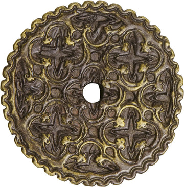 Americana round tularosa escutcheon in finish Antique Brass 8005-3