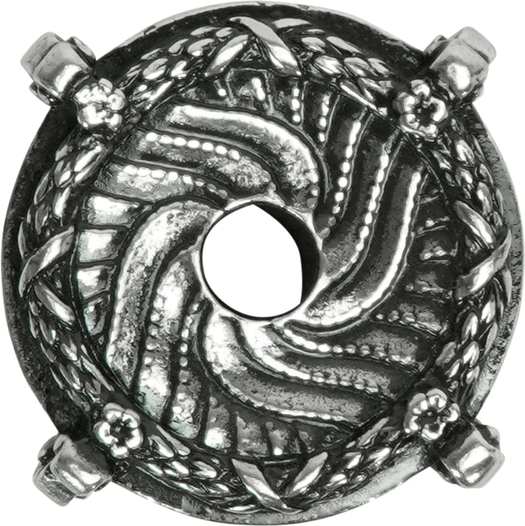 Americana round escutcheon with corbels in finish Chalice 8006-9