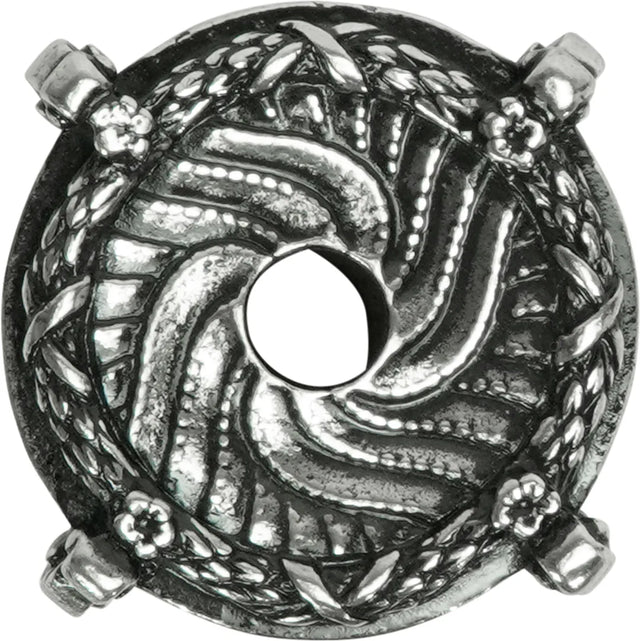 Americana round escutcheon with corbels in finish Chalice 8006-9