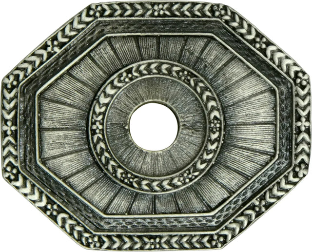 Americana laurel leaf escutcheon in finish Satin 8007-11