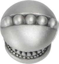 Classic/Beaded Beaded round knob w/ beaded center and beaded treatment on bottom 801-11