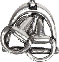 Americana bits in stirrup knob right in finish Chalice 8012-9