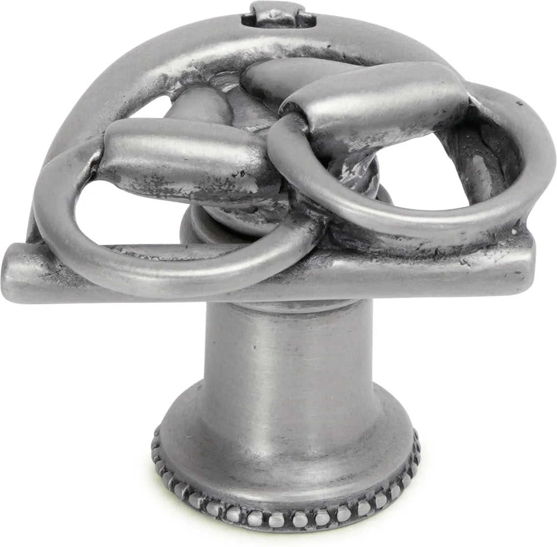 Americana bits in stirrup knob left in finish Satin 8013-11