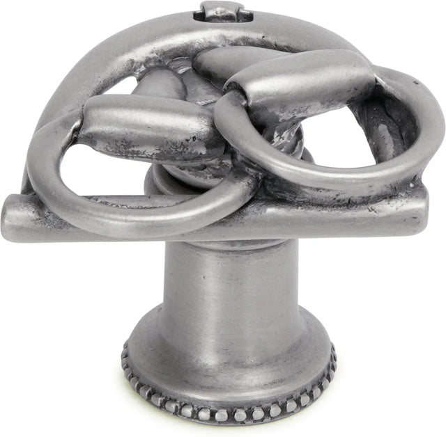Americana bits in stirrup knob left in finish Satin 8013-11