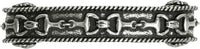 Americana bits 3'' cc pull in finish Chalice 8020-9