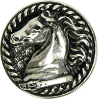 Americana horse in rope knob left in finish Chalice 8028-9