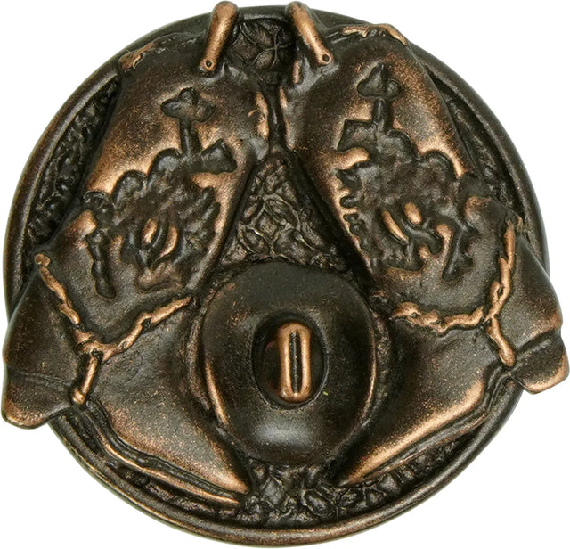 Americana classic boots with cowboy hat knob in finish Oil Rubbed Bronze 8071-22