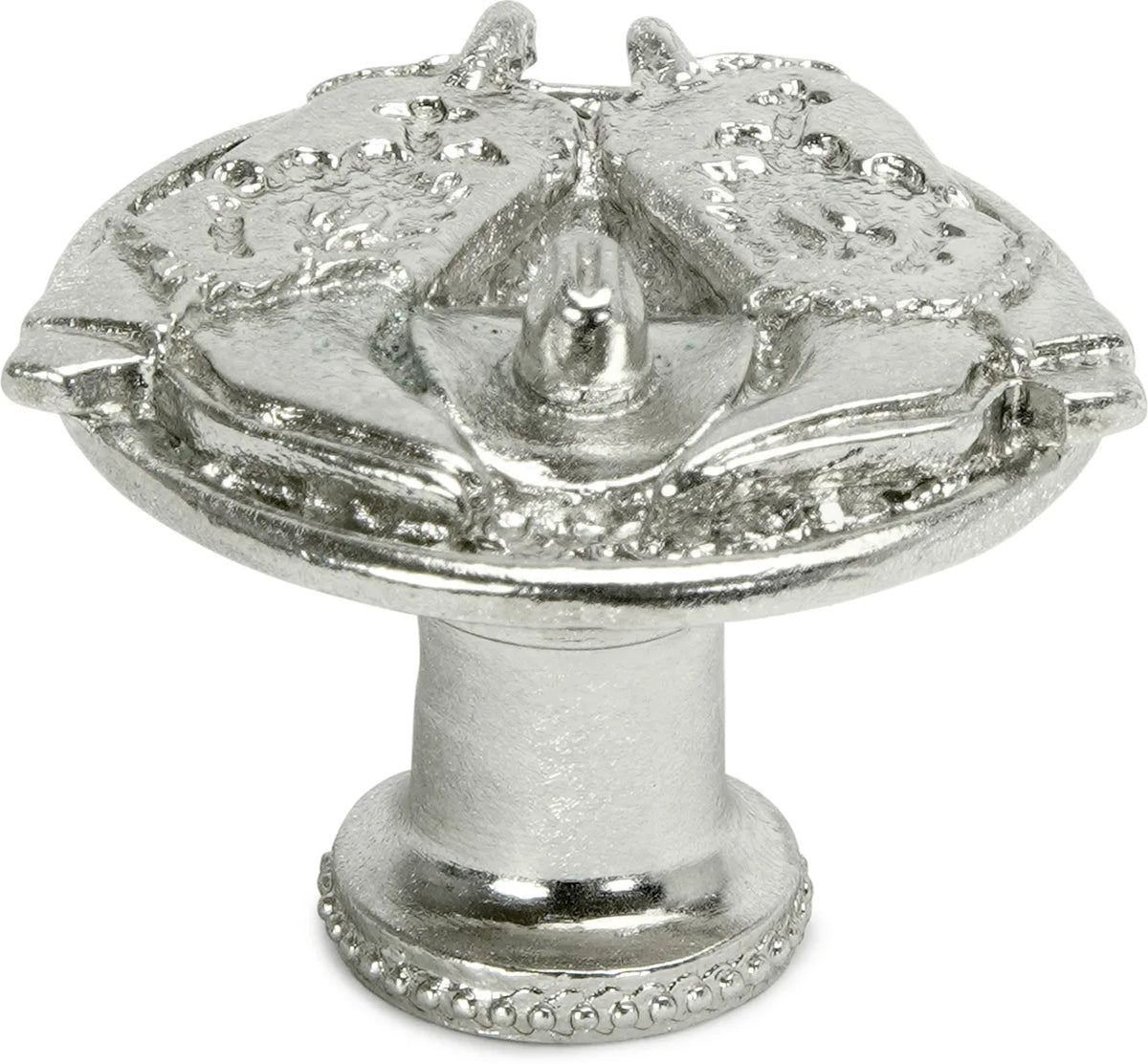 Americana classic boots with cowboy hat knob in finish Platinum 8071-24