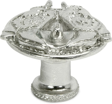 Americana classic boots with cowboy hat knob in finish Platinum 8071-24