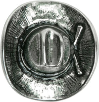 Americana classic cowboy hat knob in finish Chalice 8075-9