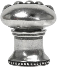 Classic/Beaded Beaded round knob w/ beaded center w/ flared foot 811B-9