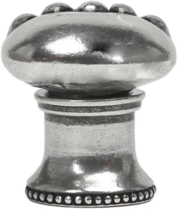 Classic/Beaded Beaded round knob w/ beaded center w/ flared foot 811B-9