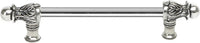 Acanthus 9'' cc with 1/2'' smooth bar long pull Romanesque style in Chalice. 822S-9