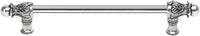 Acanthus 12'' cc with 1/2'' smooth bar long pull Romanesque style in Chalice. 823S-9