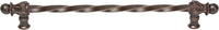 Acanthus 18'' cc with 3/8'' twist bar long pull Romanesque style 824-22