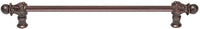 Acanthus 18'' cc with 1/2'' round smooth bar long pull Romanesque style 824S-22