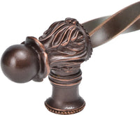 Acanthus 22'' cc with 3/8'' twist bar long pull Romanesque style 825-22