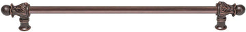 Acanthus 22'' cc with 1/2'' round smooth bar long pull Romanesque style 825S-22