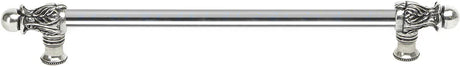 Acanthus 22'' cc with 1/2'' smooth bar long pull Romanesque style in Chalice. 825S-9
