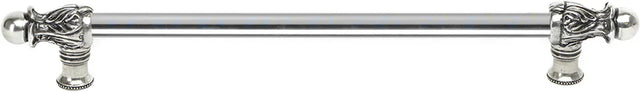 Acanthus 22'' cc with 1/2'' smooth bar long pull Romanesque style in Chalice. 825S-9