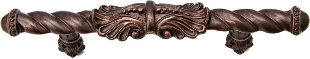 Acanthus 4'' cc large pull Romanesque style 826-22