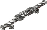 Acanthus 4'' cc large pull Romanesque style in Chalice. 826-9