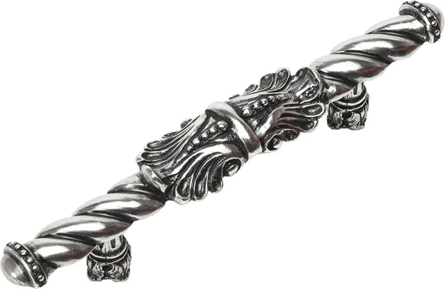 Acanthus 4'' cc large pull Romanesque style in Chalice. 826-9
