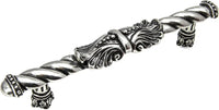 Acanthus 5'' cc large pull Romanesque style in Chalice. 827-9