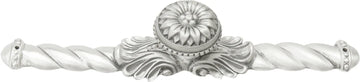 Acanthus large knob with flared foot Rosette style with large backplate 830846