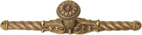 Acanthus Carpe Diem small knob Rosette style with rope large back plate 831838