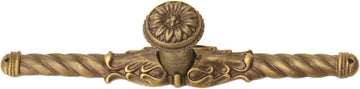 Acanthus Carpe Diem small knob Rosette style with rope large back plate 831838