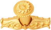 Acanthus Carpe Diem 831839-8 Gilded Mercury small knob Rosette style w/ rope small back plate 831839-8