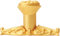 Acanthus Carpe Diem 831839-8 Gilded Mercury small knob Rosette style w/ rope small back plate 831839-8