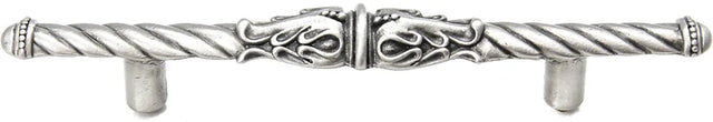 Acanthus 4'' cc pull Romanesque style in Chalice. 843-11