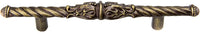 Acanthus 4'' cc pull Romanesque style in Satin. 843-3