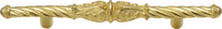 Acanthus 4'' cc pull Romanesque style in Antique Brass. 843-8