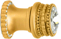Cache Caché medium round knob with halo platform with 24 Swarovski Clear Crystals 860H-8C