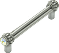 Caché double 3'' cc pull with 2 rivoli Swarovski Aurore Boreale Crystals 861-11AB
